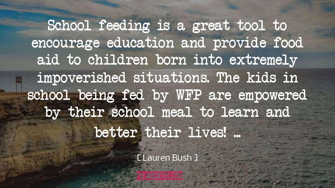 World Hunger quotes by Lauren Bush
