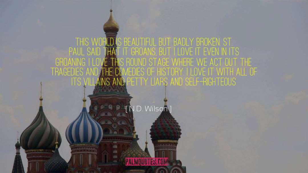 World Is Beautiful quotes by N.D. Wilson