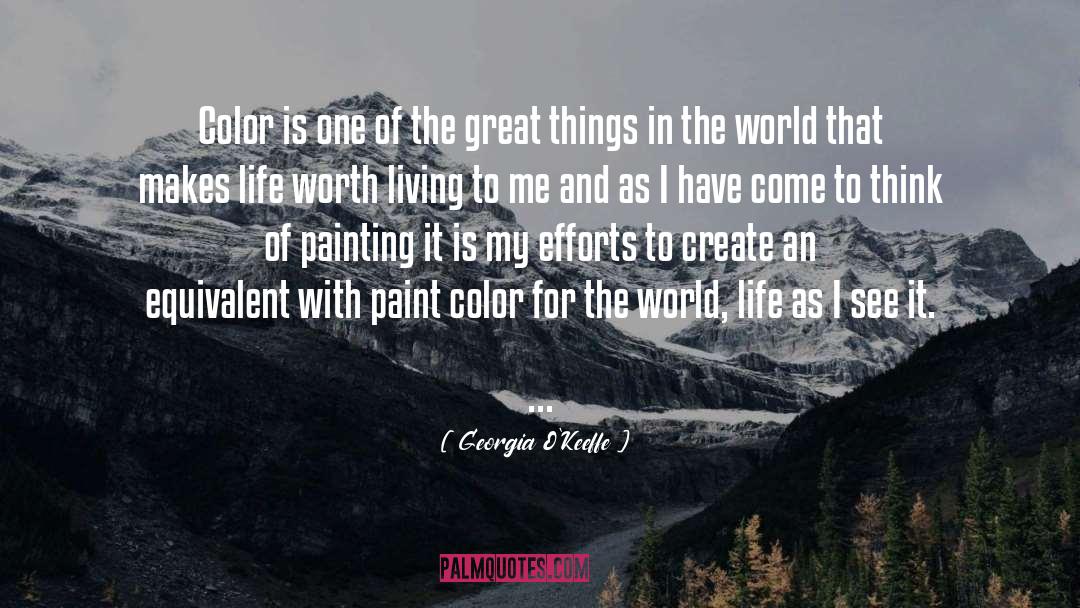 World Life quotes by Georgia O'Keeffe