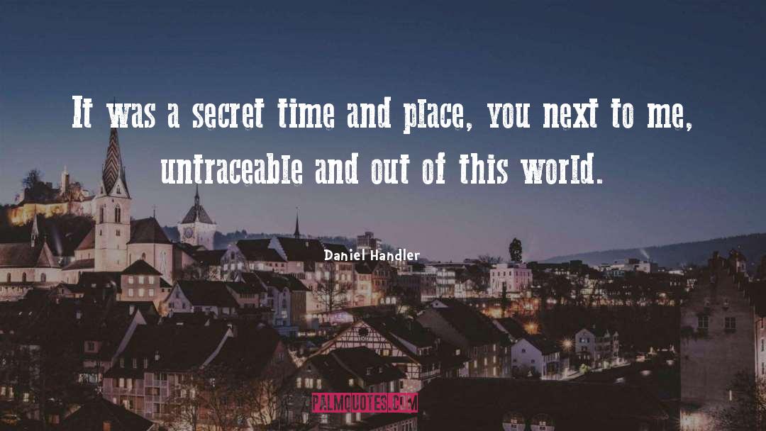 World Love quotes by Daniel Handler