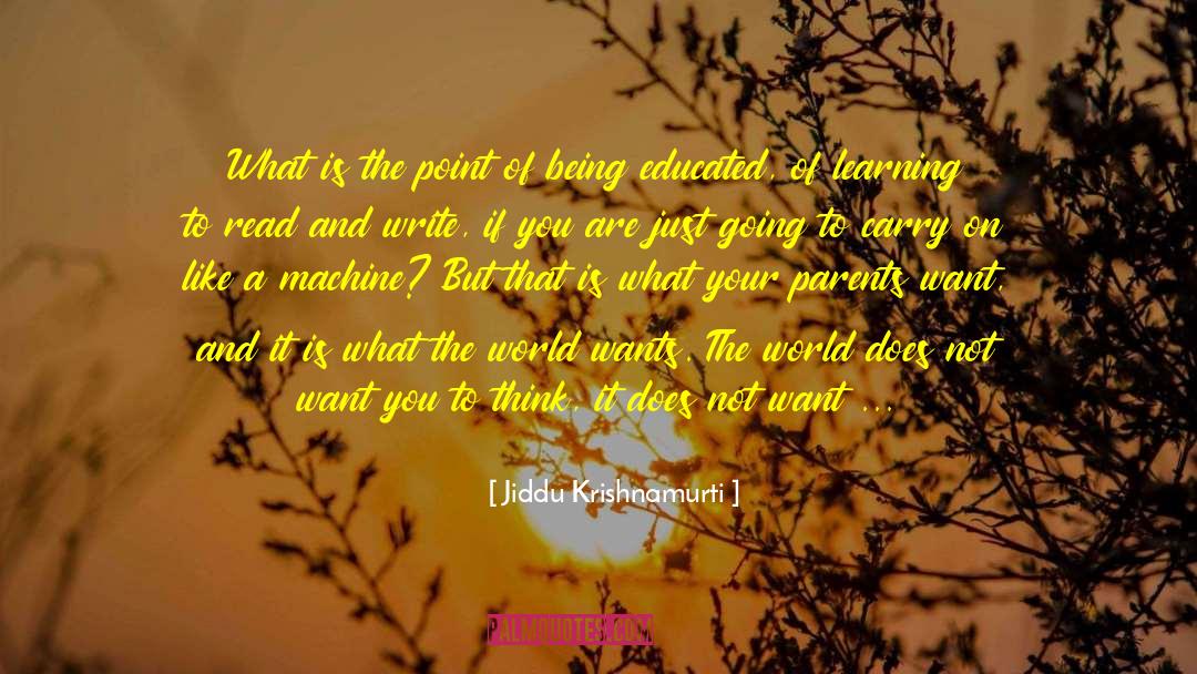 World On Your Shoulders quotes by Jiddu Krishnamurti