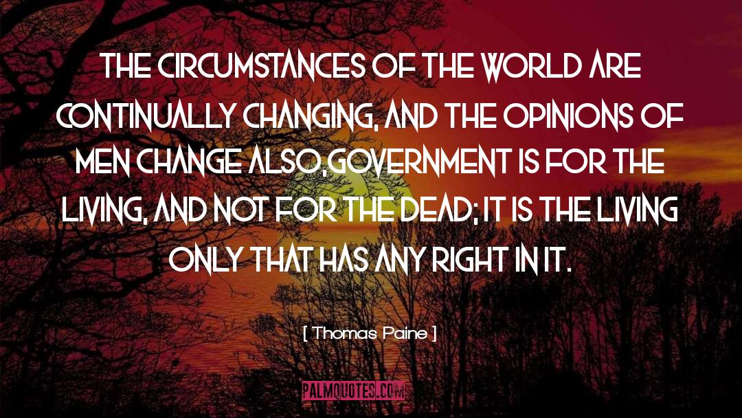 World Opinion quotes by Thomas Paine