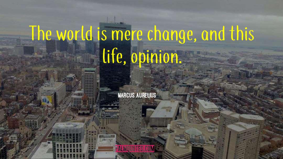 World Opinion quotes by Marcus Aurelius