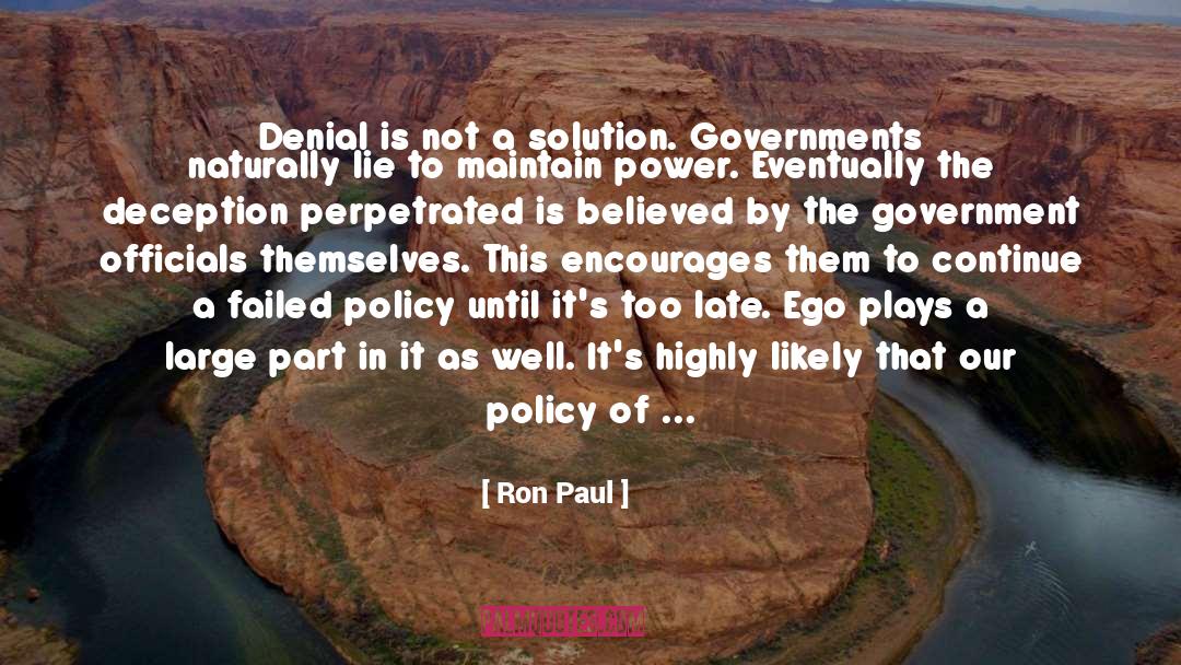World Order quotes by Ron Paul