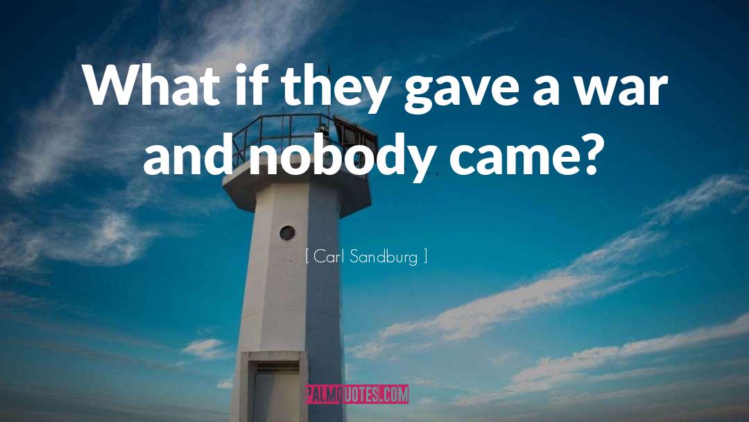 World Peace Day quotes by Carl Sandburg