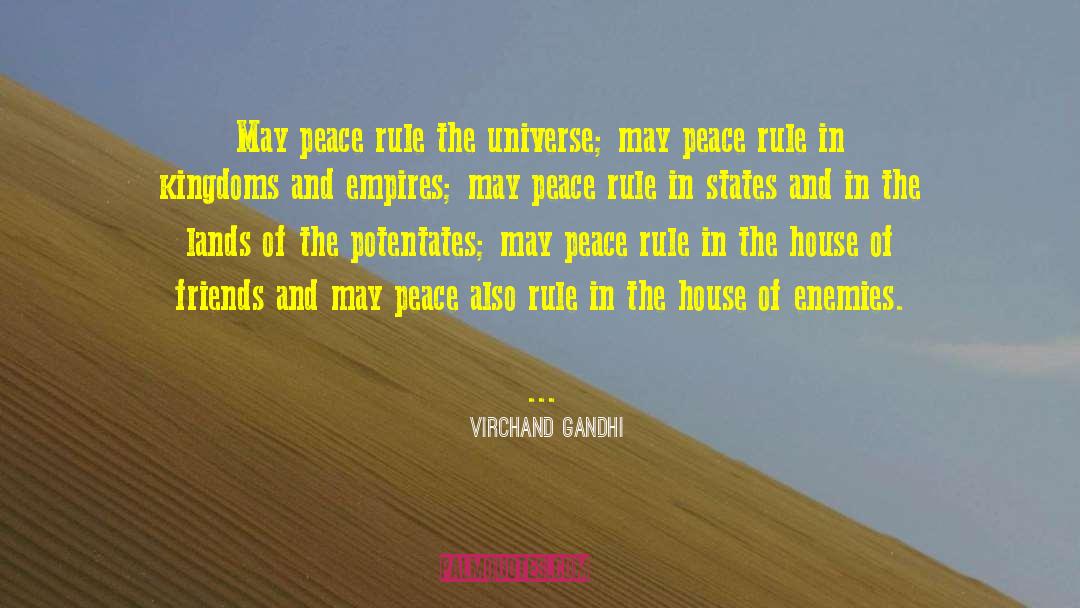 World Peace quotes by Virchand Gandhi