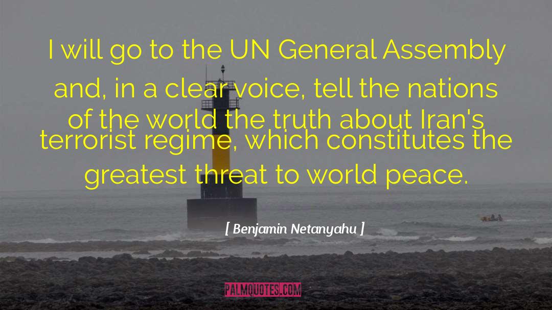 World Peace quotes by Benjamin Netanyahu