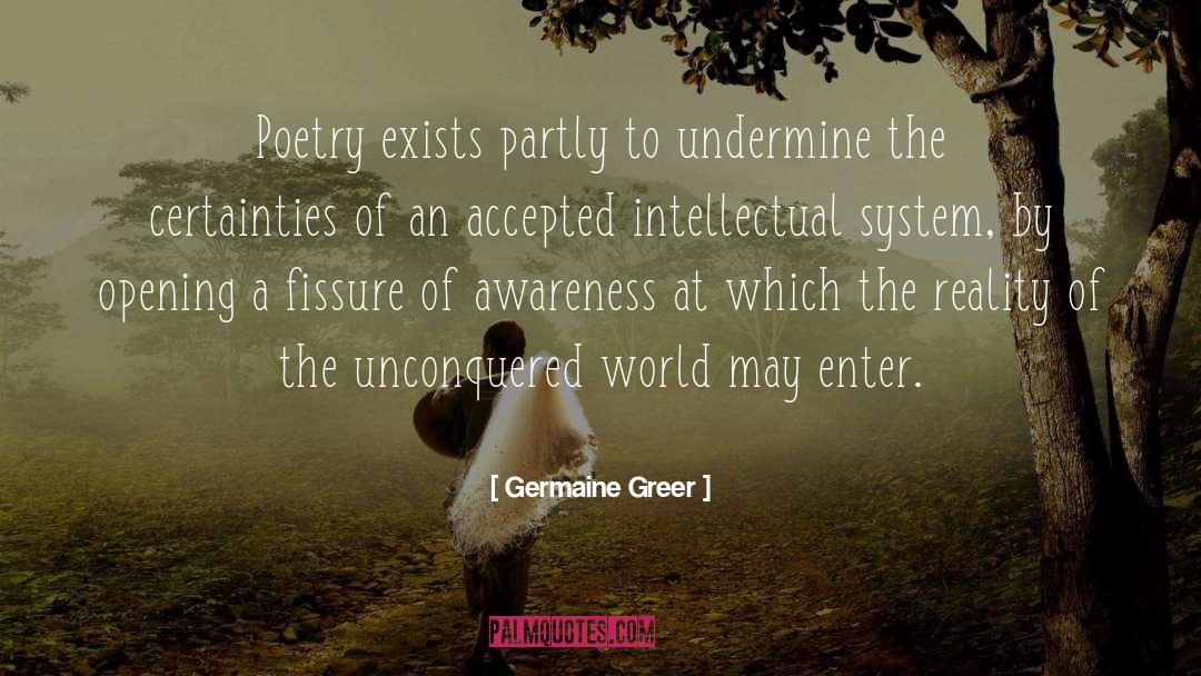 World Poetry Day quotes by Germaine Greer