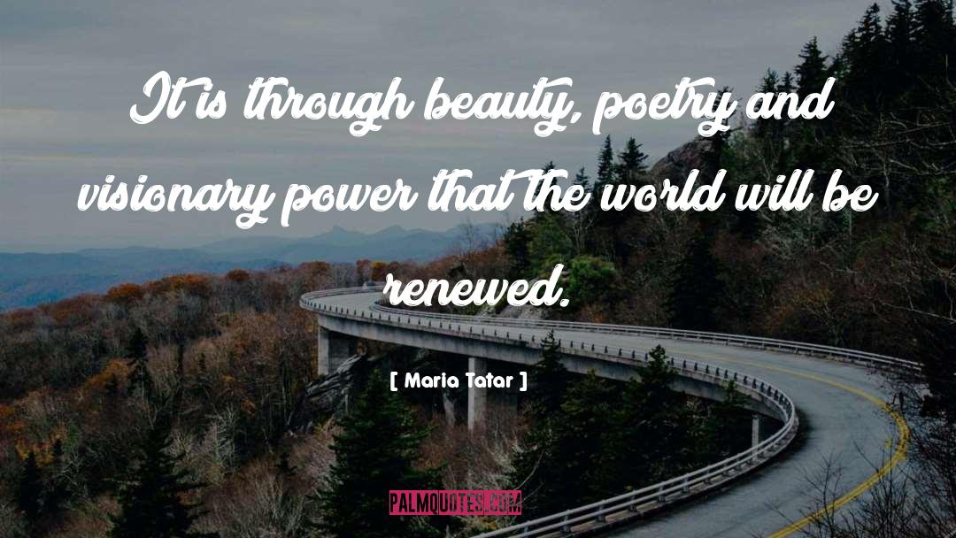 World Poetry Day quotes by Maria Tatar