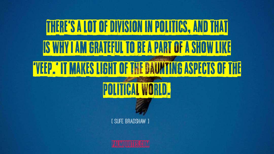 World Politics quotes by Sufe Bradshaw