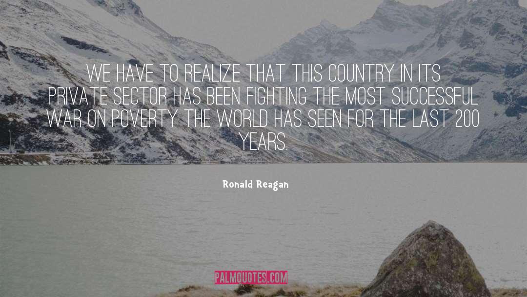 World Poverty quotes by Ronald Reagan