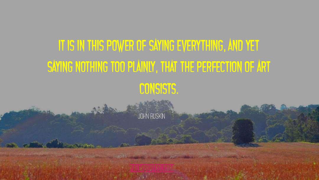 World Power quotes by John Ruskin