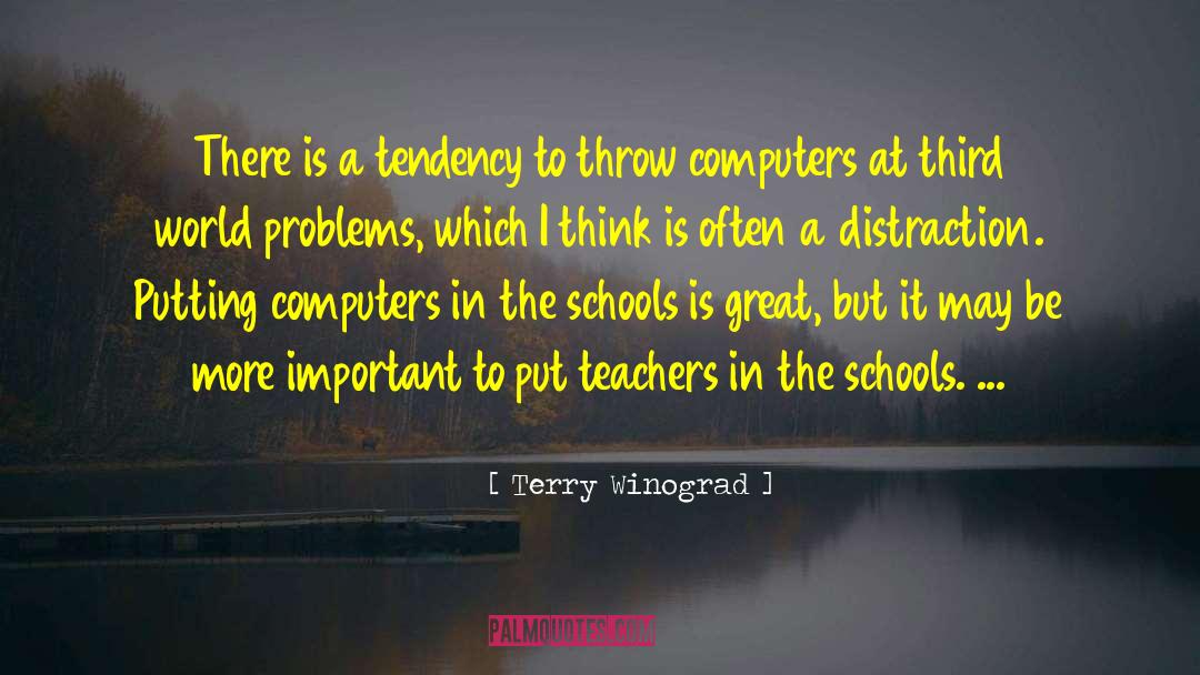 World Problems quotes by Terry Winograd