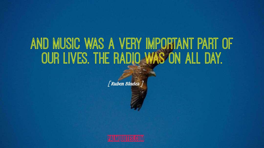 World Radio Day quotes by Ruben Blades