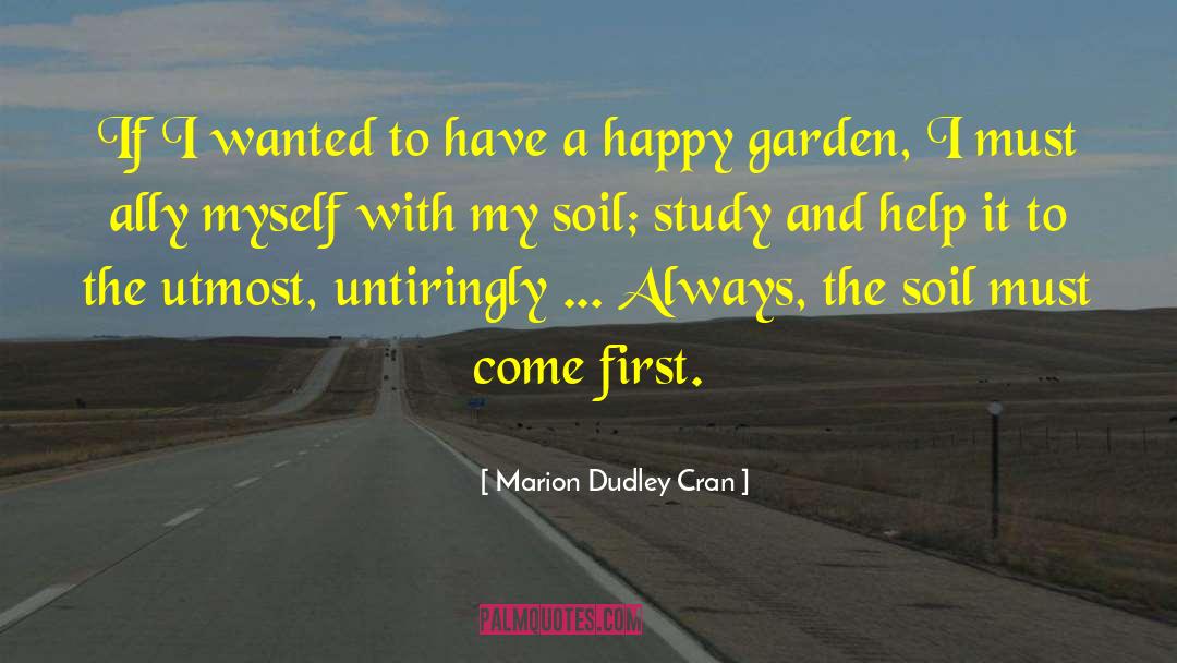 World Soil Day 2020 quotes by Marion Dudley Cran