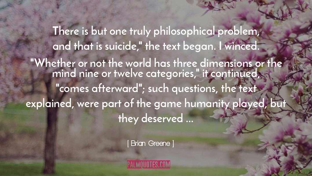 World Suicide Prevention Day quotes by Brian Greene