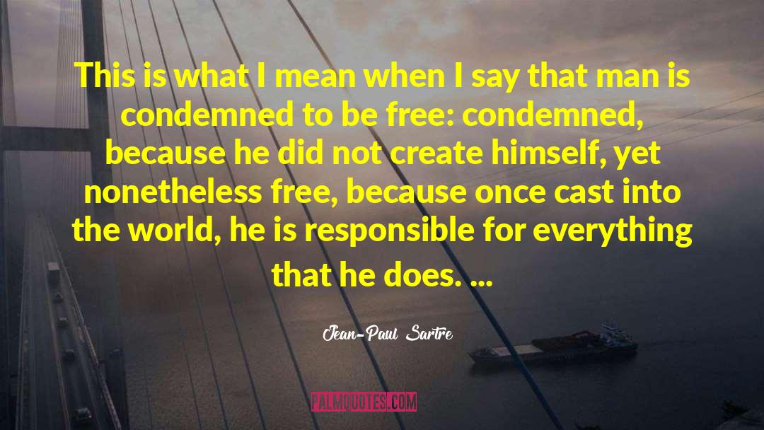 World Teacher quotes by Jean-Paul Sartre