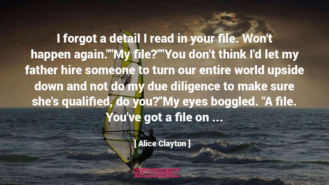 World Upside Down quotes by Alice Clayton