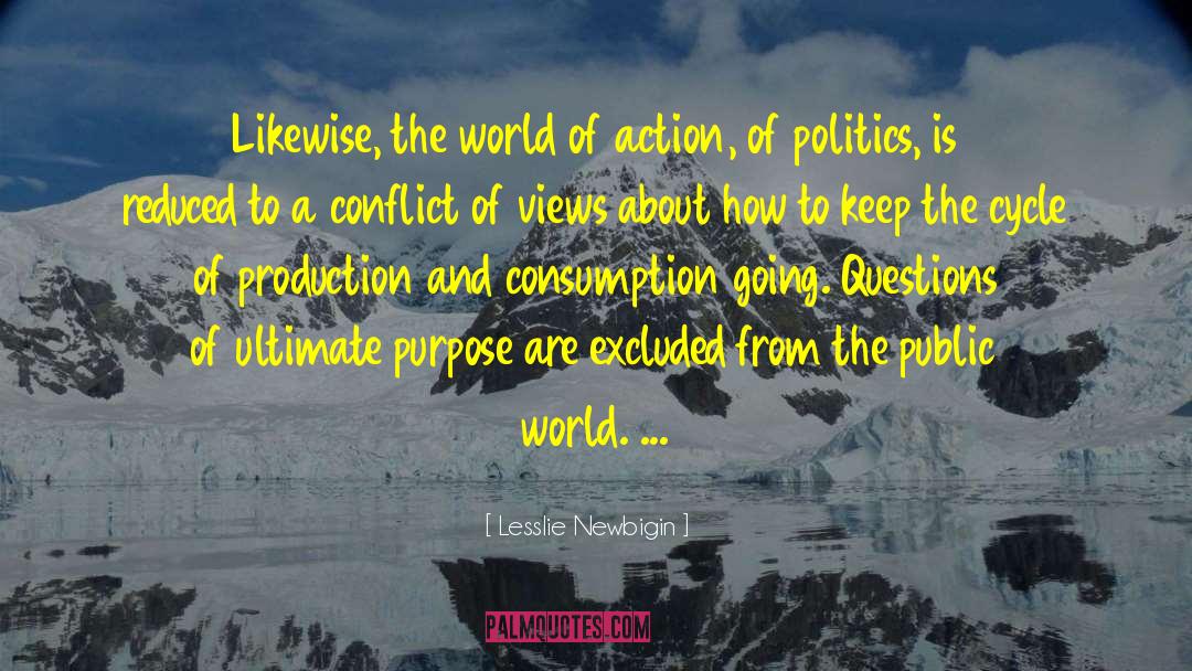 World Views quotes by Lesslie Newbigin