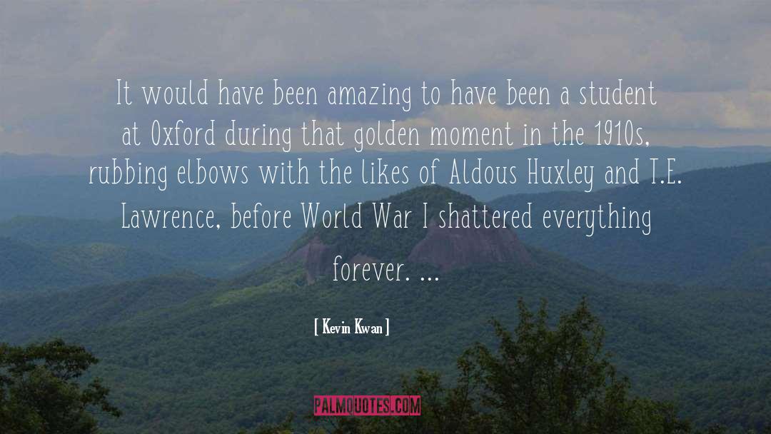 World War I quotes by Kevin Kwan