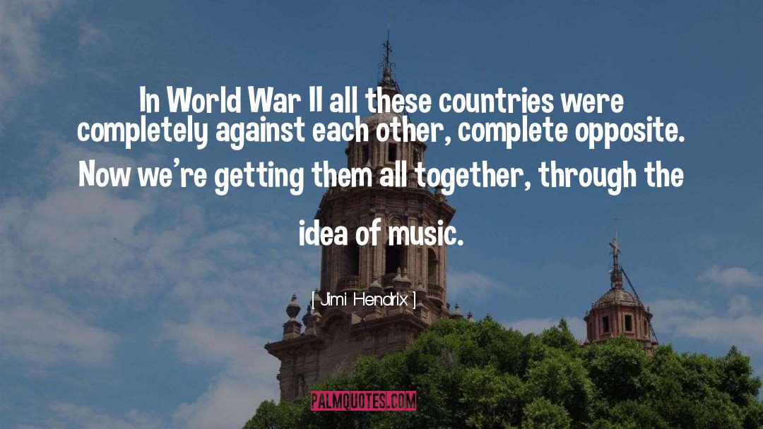 World War I quotes by Jimi Hendrix