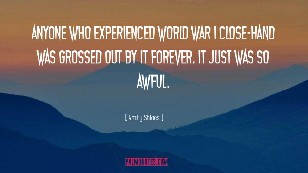 World War I quotes by Amity Shlaes