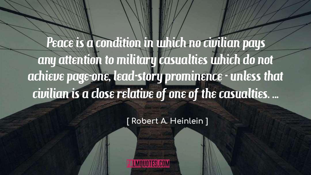 World War One quotes by Robert A. Heinlein
