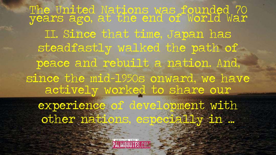 World War quotes by Shinzo Abe