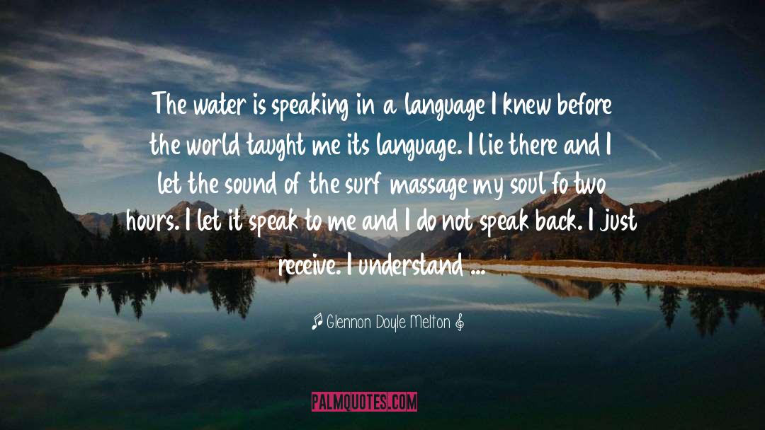 World Water Day quotes by Glennon Doyle Melton
