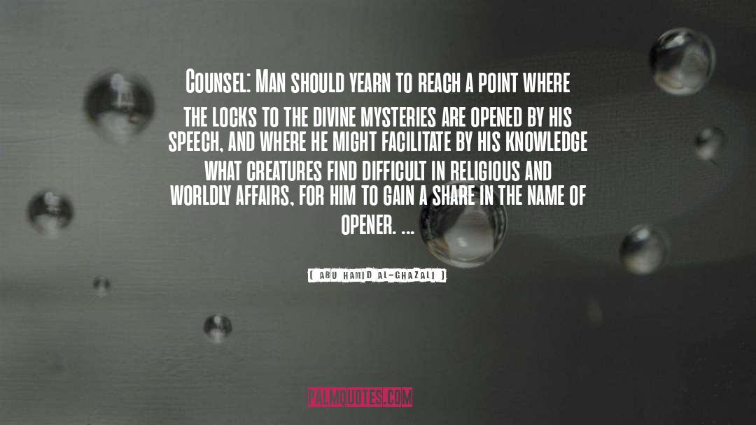 Worldly Affairs quotes by Abu Hamid Al-Ghazali