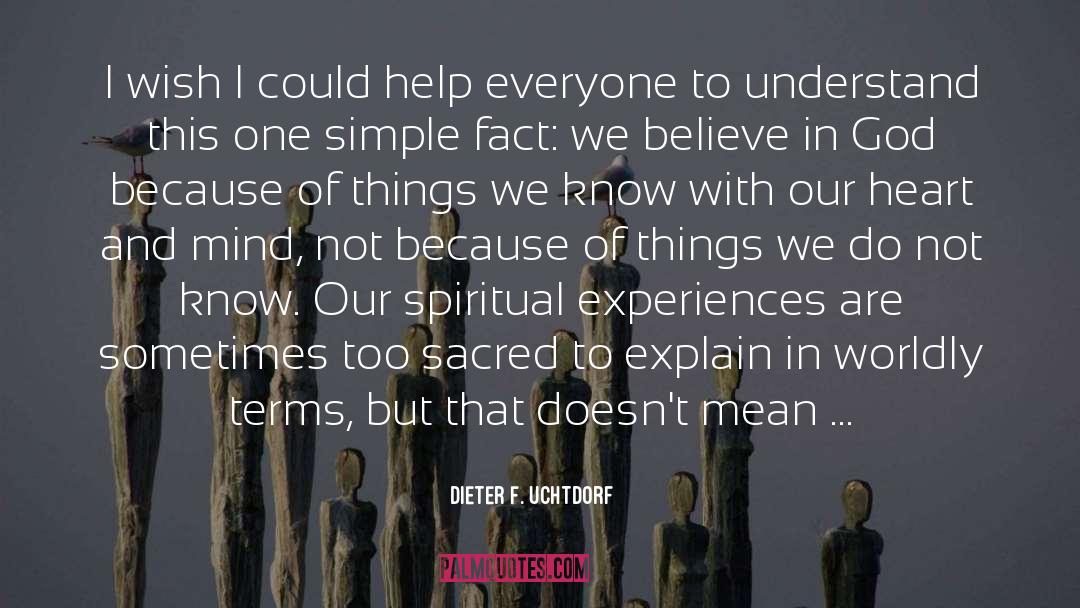 Worldly Distractions quotes by Dieter F. Uchtdorf