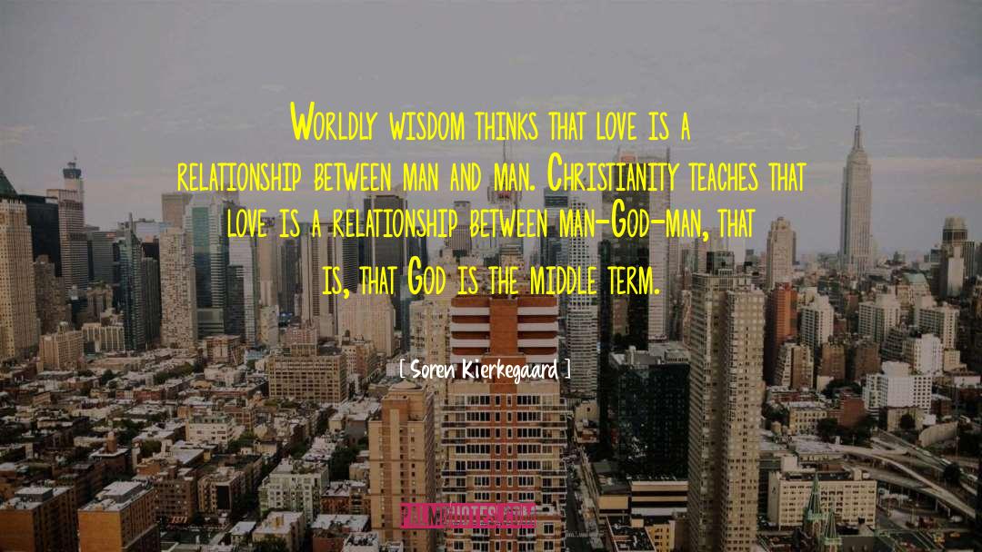 Worldly Wisdom quotes by Soren Kierkegaard