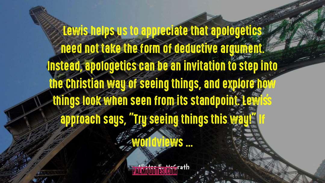 Worldviews quotes by Alister E. McGrath
