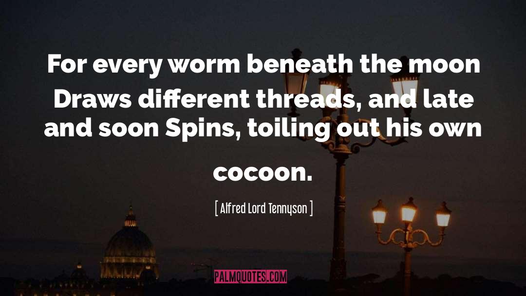 Worm quotes by Alfred Lord Tennyson