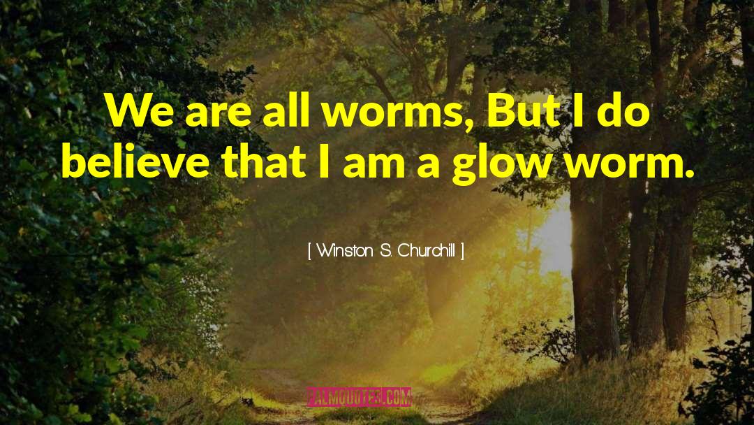 Worm quotes by Winston S. Churchill