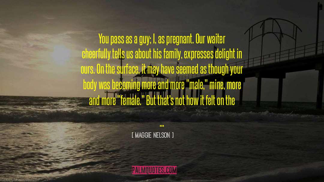 Worried About Pregnancy quotes by Maggie Nelson
