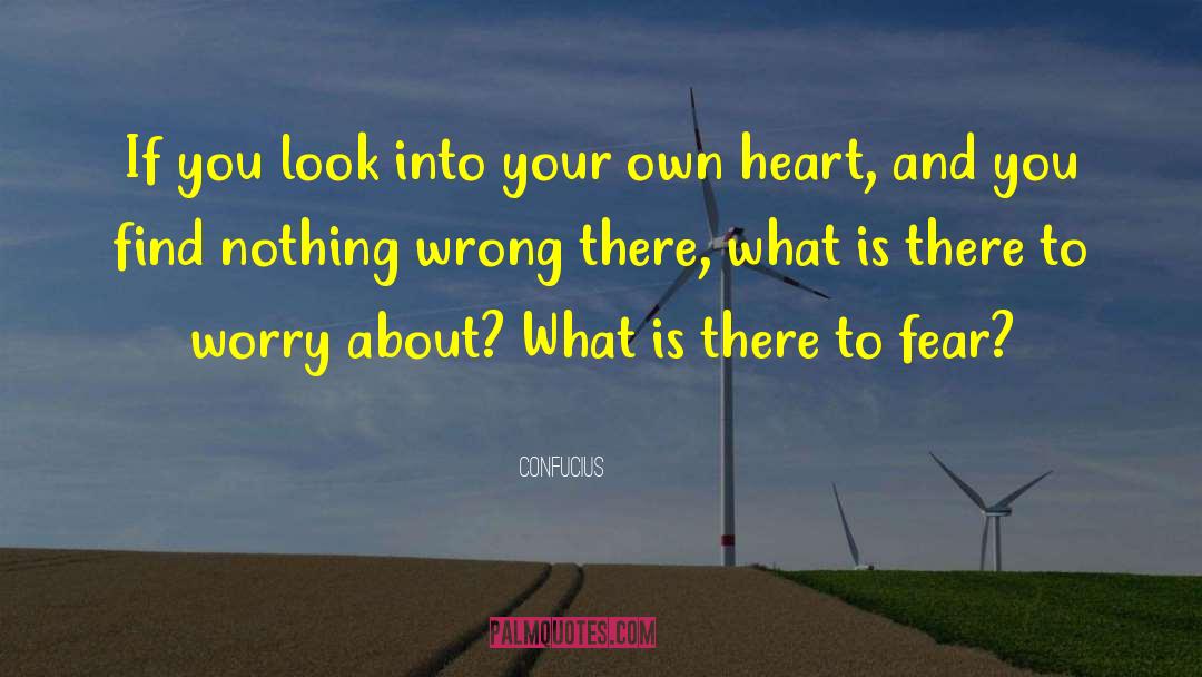 Worry And Fear quotes by Confucius