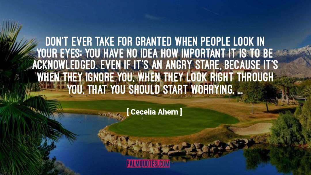 Worry Fear quotes by Cecelia Ahern