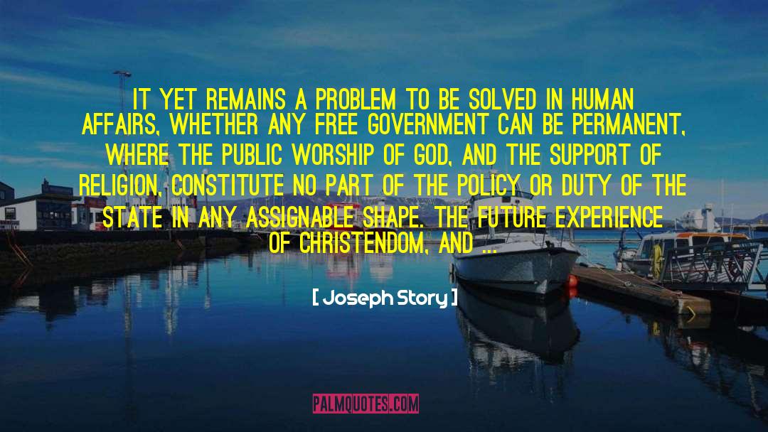 Worship Leading quotes by Joseph Story
