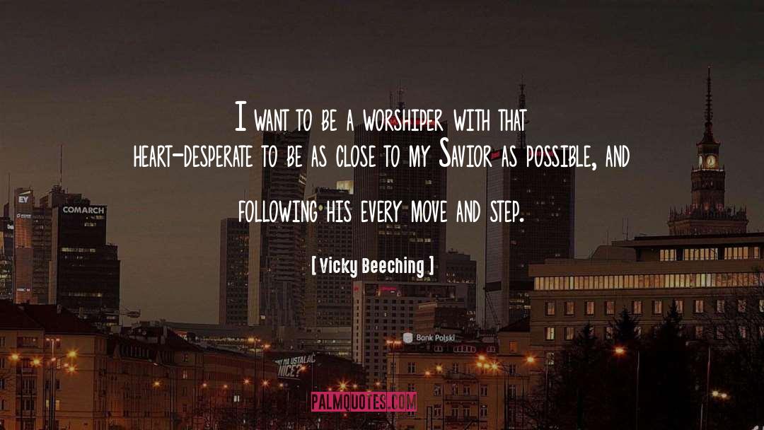 Worshiper quotes by Vicky Beeching