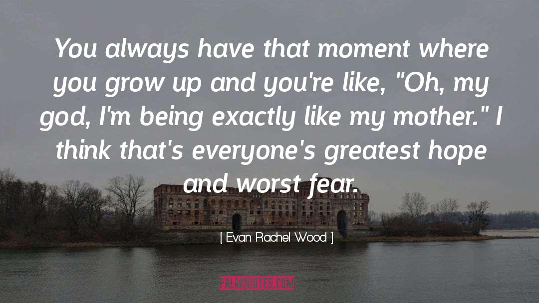 Worst Fear quotes by Evan Rachel Wood