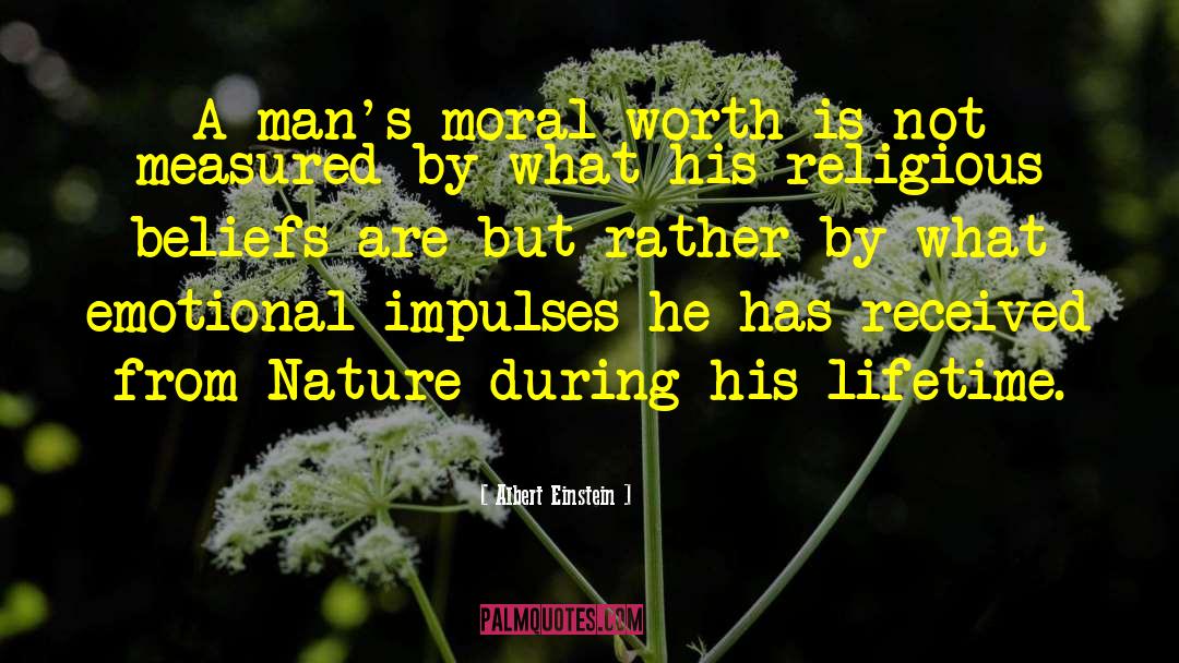 Worth Is Not Measured quotes by Albert Einstein