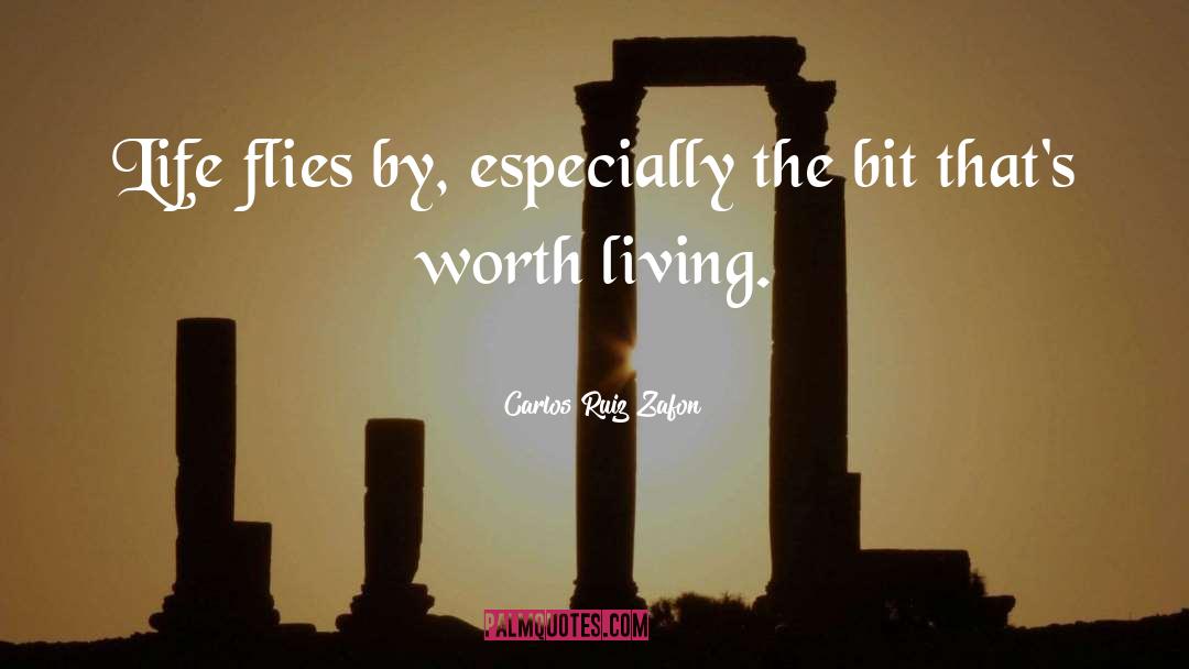 Worth Living quotes by Carlos Ruiz Zafon