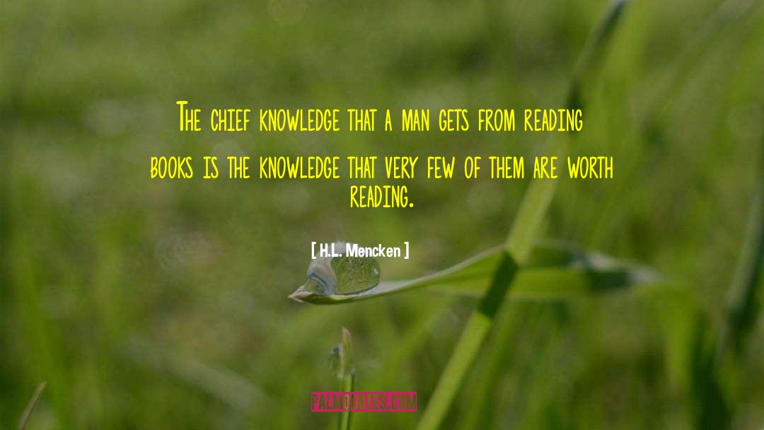 Worth Reading quotes by H.L. Mencken