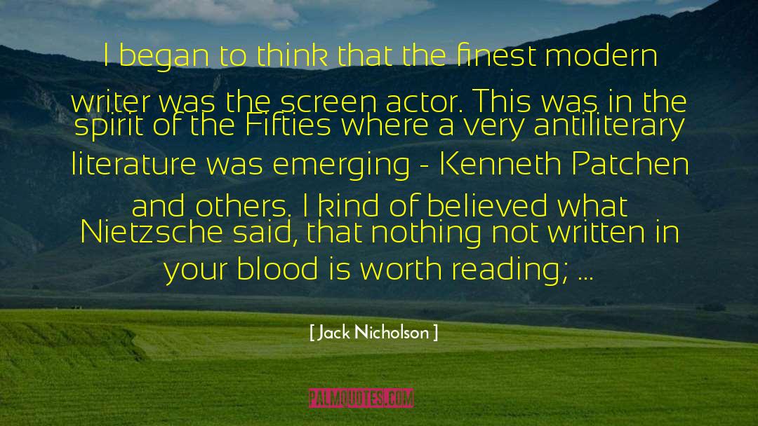 Worth Reading quotes by Jack Nicholson
