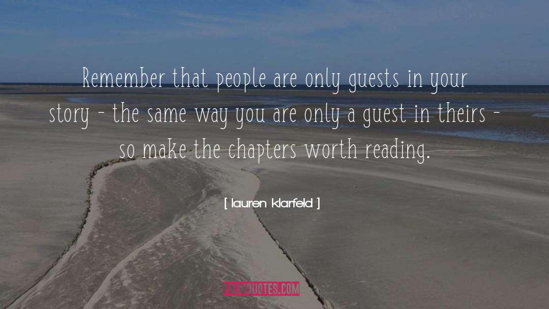 Worth Reading quotes by Lauren Klarfeld