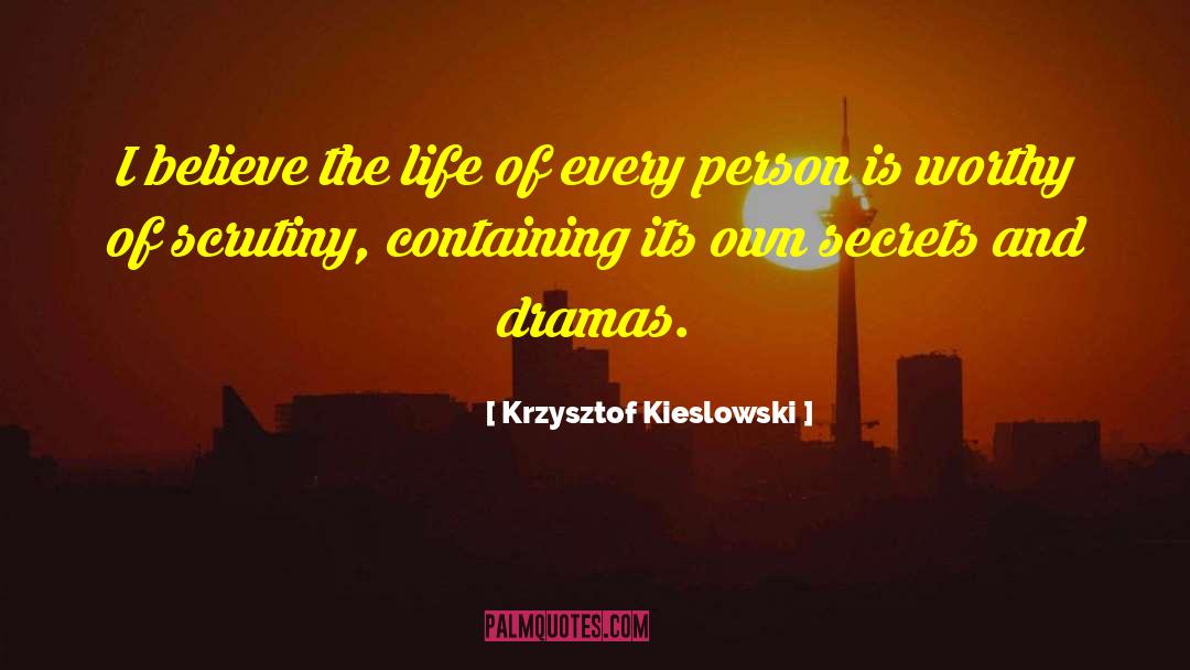 Worthy Things quotes by Krzysztof Kieslowski