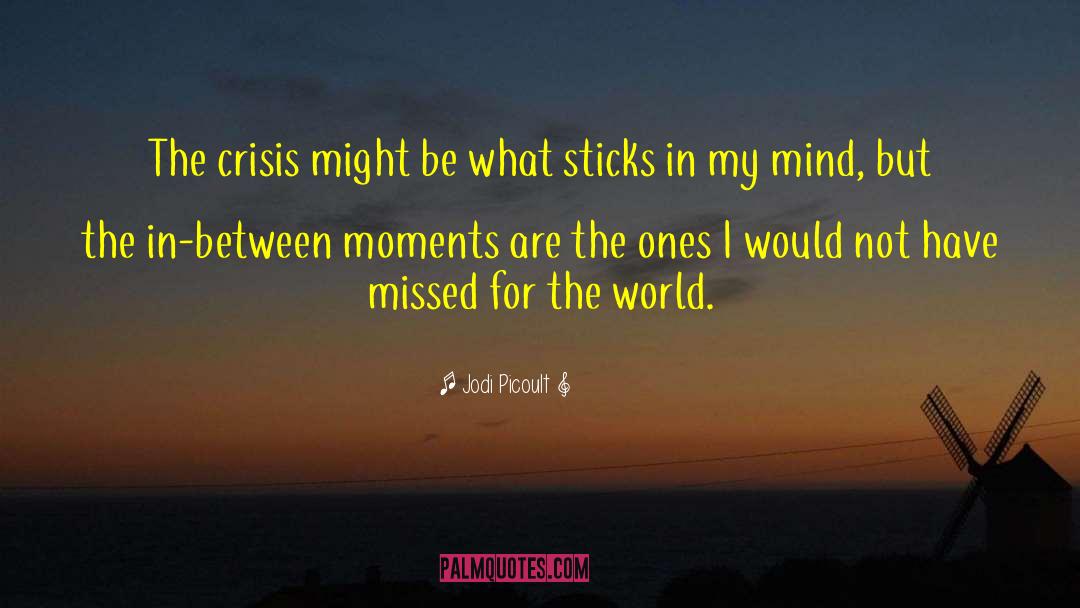 Would I Be Missed quotes by Jodi Picoult