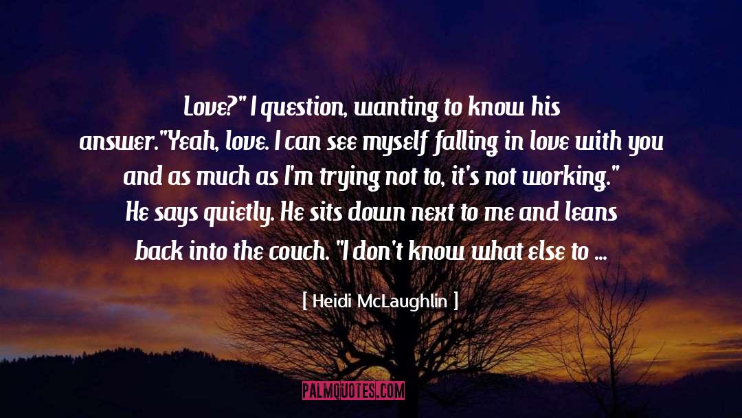 Would I Lie To You quotes by Heidi McLaughlin