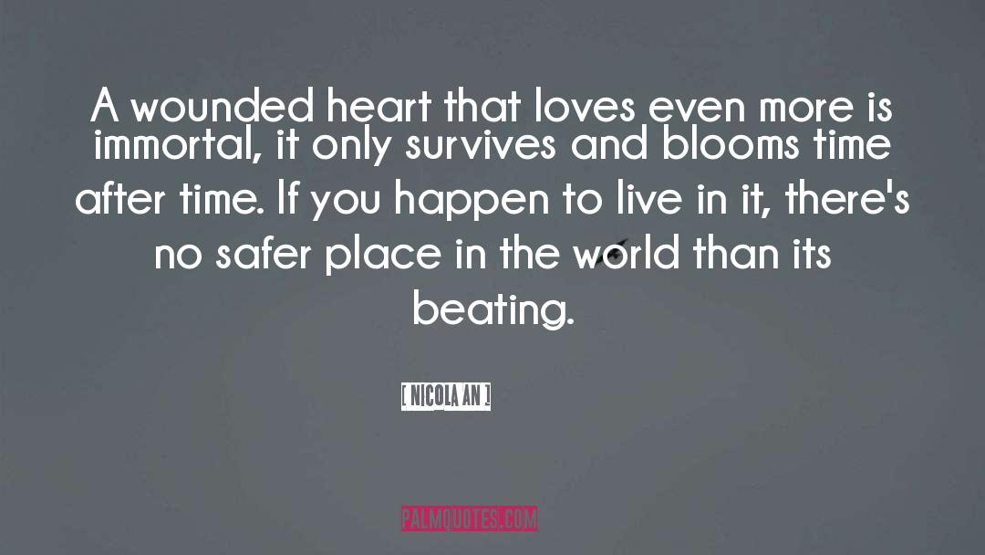 Wounded Heart quotes by Nicola An